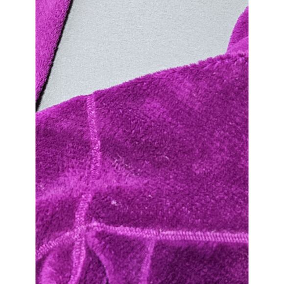 Patagonia Sweater Womens Medium Purple Soft Fleece Snap T Pocket Logo - Picture 14 of 15